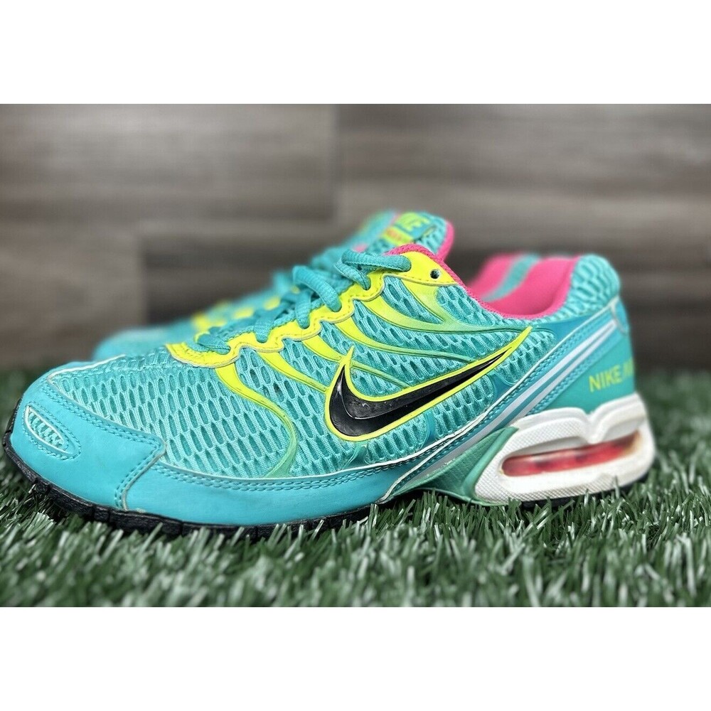 Nike Turquoise and Yellow Athletic Shoes